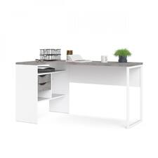 Psací stůl Felix 849 beton-bílá