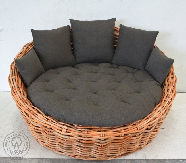 UBUD - papasan z ratanu