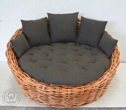 UBUD - papasan z ratanu