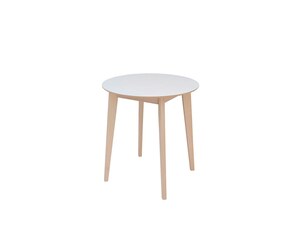 Stůl IKKA dub sonoma/bílá (kulatý)