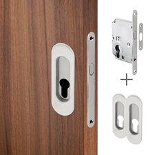 Mušle OV PZ + zámek zadl. posuv PZ matný nikl