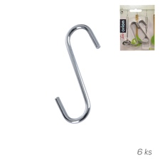 Háček nerez S 6x4,5 cm 6 ks