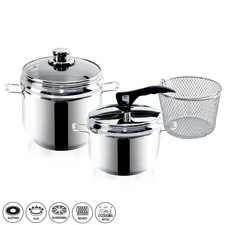 Hrnec tlakový nerez PROFI 5 l+3,5 l duo