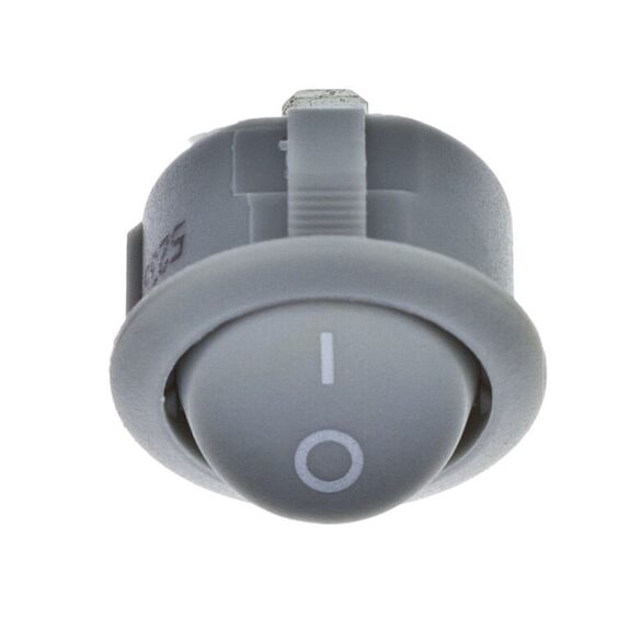 Vypínač do desky R13 kolébkový, šedý