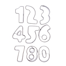 Vykrajovačka nerez čísla 9 ks