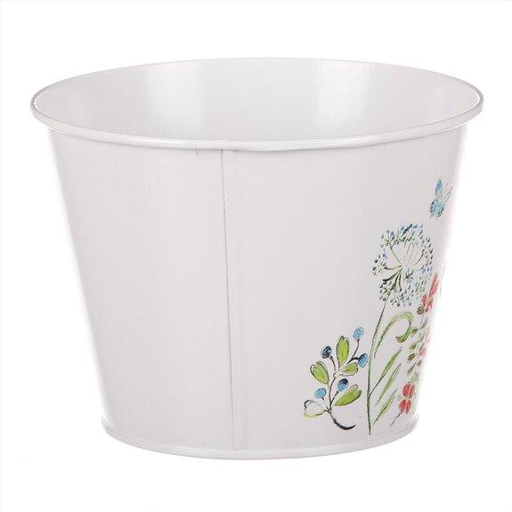 Kovový obal na květiny, květinový design OK6375-L