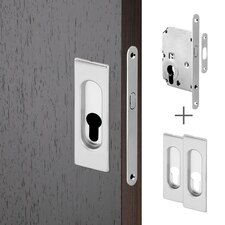 Mušle HR PZ + zámek zadl. posuv PZ matný chrom