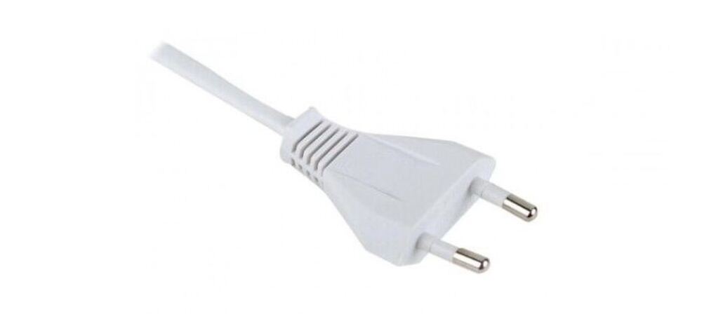 Flexošňůra 230V, vidlice 2pin, délka 3m, bílá, ks