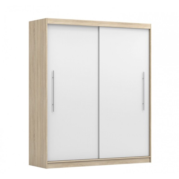 TORONTO šatní skříň 200, dub sonoma/bílá