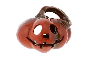 Dýně keramická - svícen na čajovou svíčku. KEK9351-A