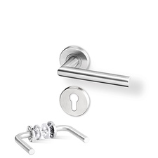 Rozetové kování Tipa R nerez