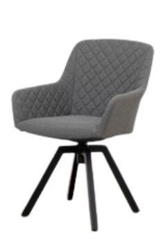 Luxusní otočné zahradní křeslo Paris Lika-Tex(R) - šedé