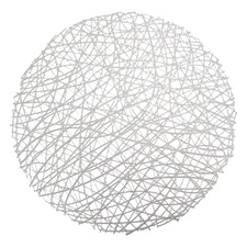 Prostírání UH pr. 39 cm stříbrná