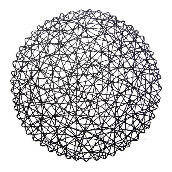 Prostírání papír pr. 35 cm černá