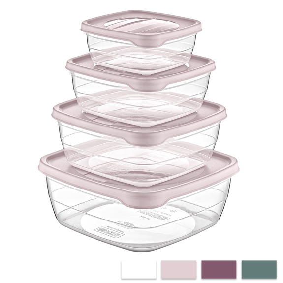 Dóza UH Trend čtverec 4 ks mix