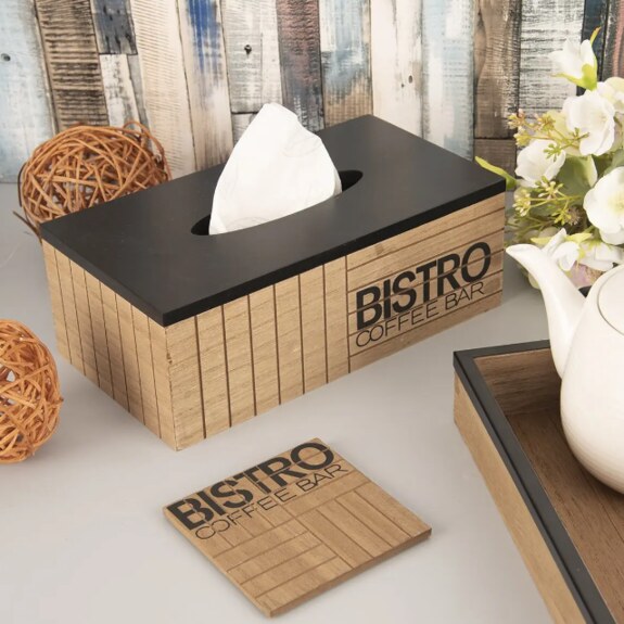 Box dřevo na papírové kapesníky Bistro, náhrada 811274