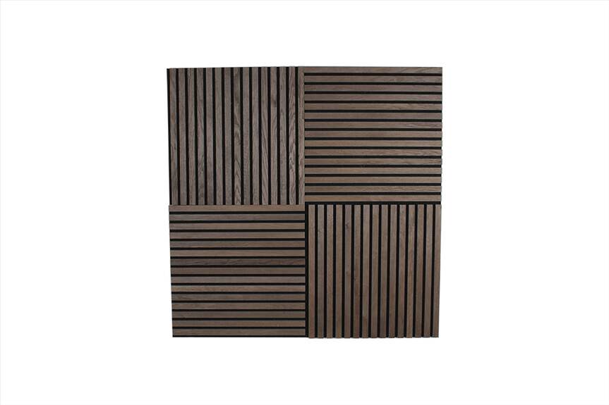 Dekorační obkladový SLAT panel akustic Straight Dub Černý