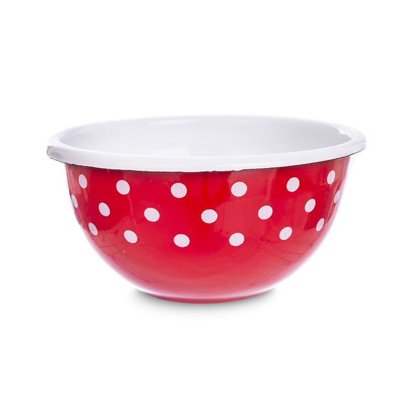 Miska smalt TEČKA hluboká pr. 12 cm, náhr. 129236