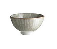 Mísa točený bambus servír. pr. 30 cm šedá