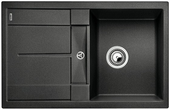 Dřez s odkapem BLANCO Metra 45 S bez excentru Silgranit PuraDur