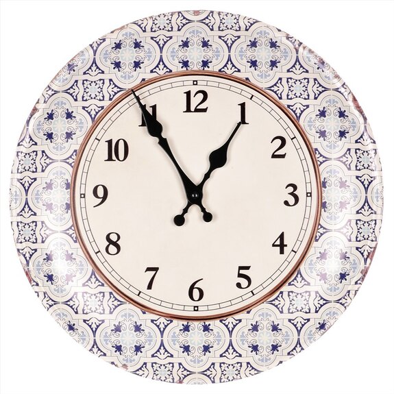 Hodiny nástěnné kov, 35cm