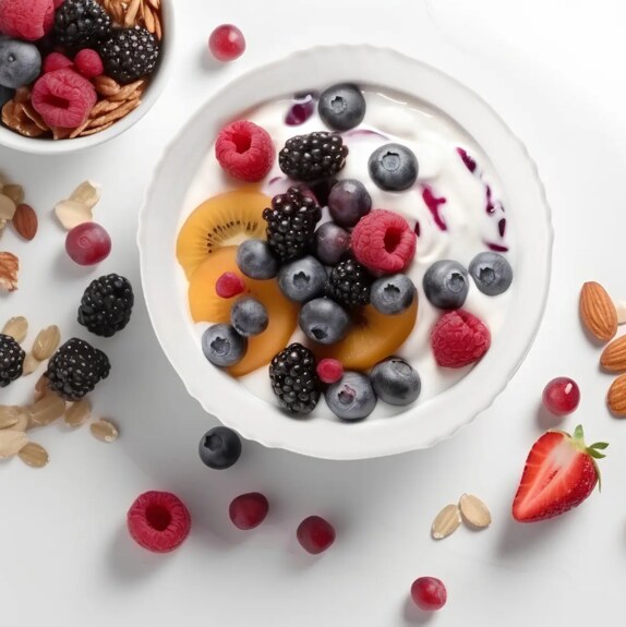 Miska ker.+akácie tác serv. set mix