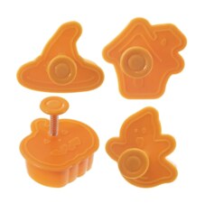 Vykrajovačka s pístem UH/kov Halloween 4 ks