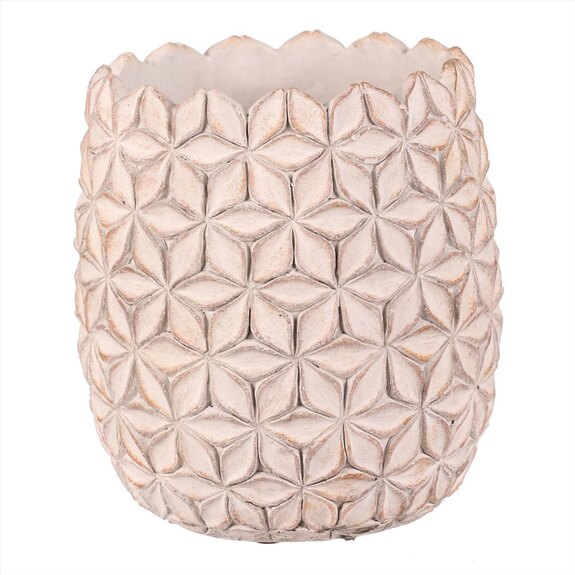 Váza - betonová, světle šedá barva