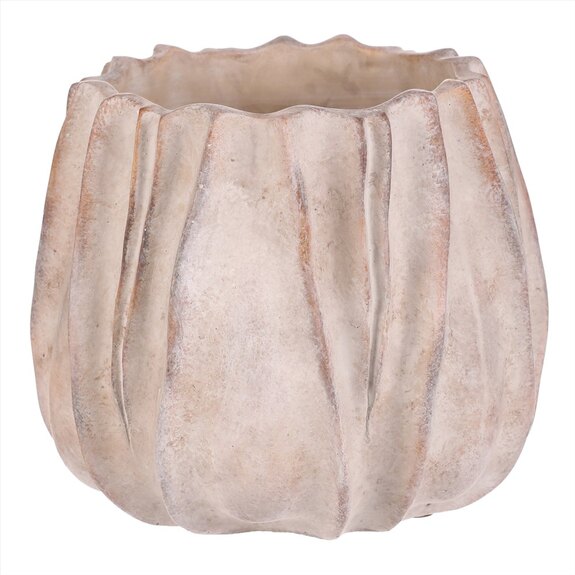 Obal na květiny - betonový, šedý