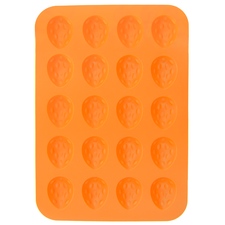 Forma silikon ořechy 20 oranžová