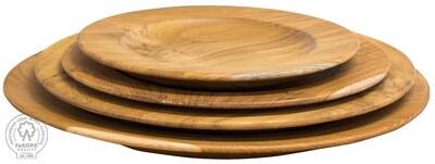 PLATE IV - talíř z teaku