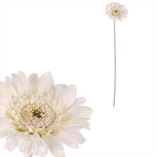 Gerbera - umělý květ na stonku, krémový