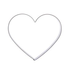 Vykrajovačka nerez SRDCE velké A