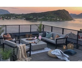 Stůl s plynovým ohništěm METROPOLIS