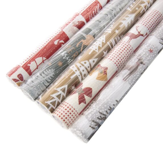 Papír balicí vánoční 200x70 cm mix B