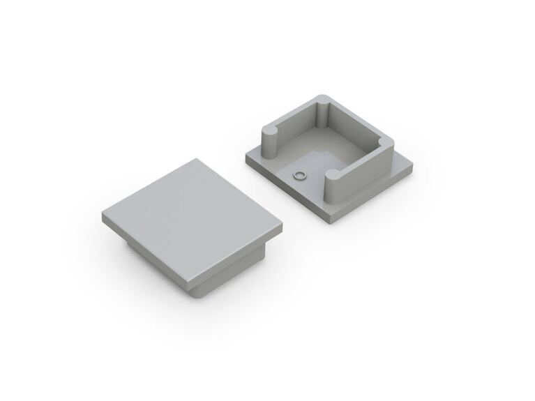 Koncovka WIRELI SMART16 šedá, pár