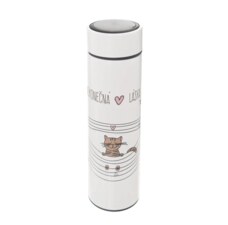 Termoska nerez NEKONEČNÁ LÁSKA kočka 0,4 l