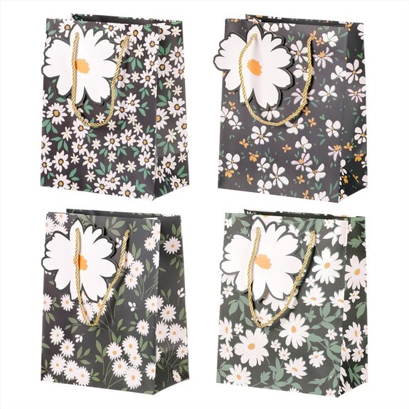 Taška dárková papírová, mix 4 druhů AUP214-M