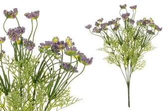 Květina umělá plastová. Barva lila