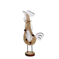 Kohout dřevo 23cm natural