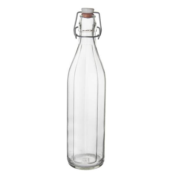 Láhev sklo/kov klip uzávěr Bugel 1 l