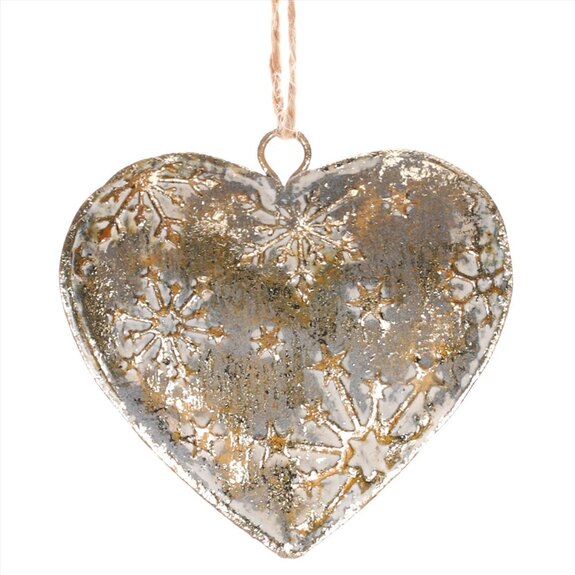 Srdce kovové, měděné UM0909 COP