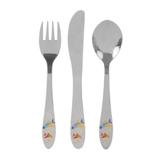 Příbory nerez dětské letadla 3 ks