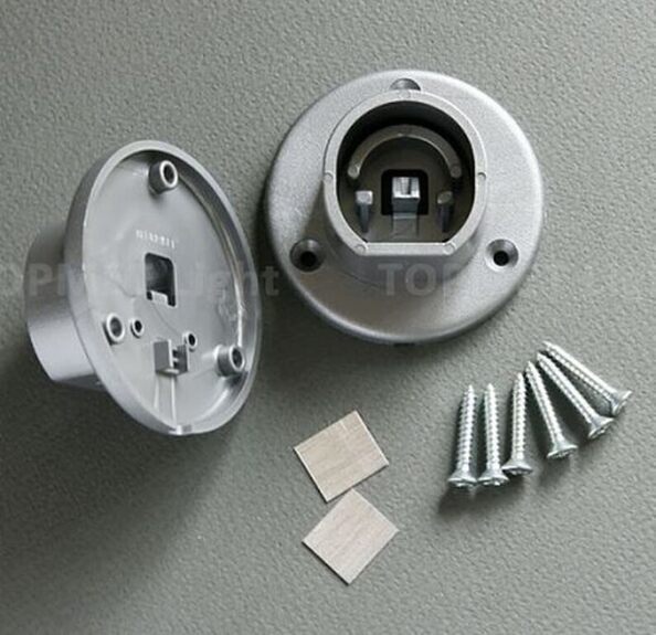 Montážní úchyt WIRELI OVAL20 boční plastový, pár