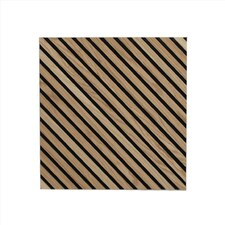 Dekorační obkladový SLAT panel akustic Diagonal Dub Klasik