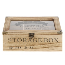 Kazeta na čajové sáčky dřevo/UH potisk