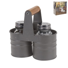 Kořenka sklo/kov se stojanem 2 ks