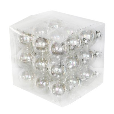 Koule sklo 4cm/27ks čirá