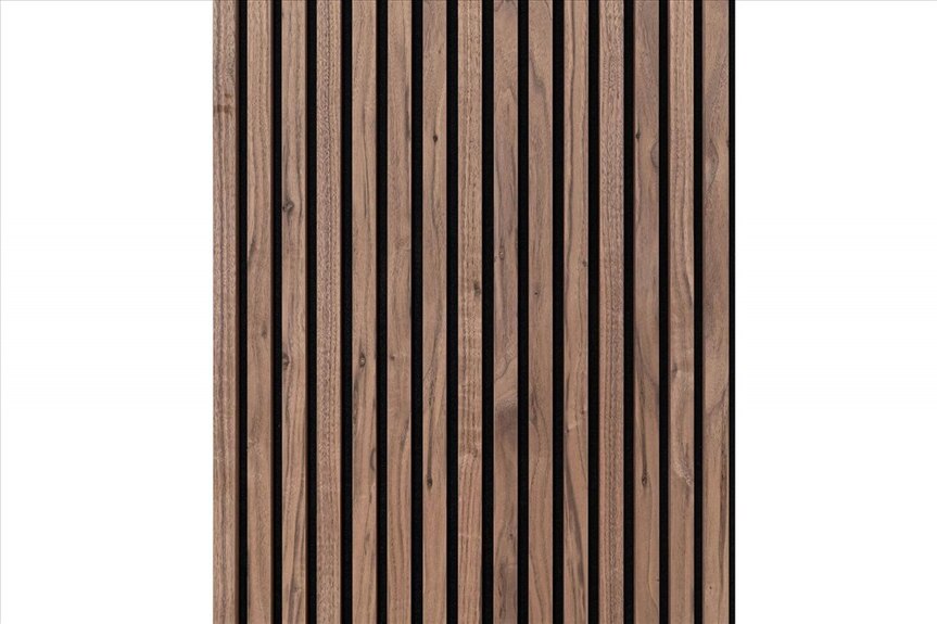 Dekorační obkladový SLAT panel akustic Ořech 300