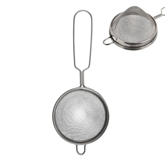 Cedník nerez sítko dvojité pr. 9,5 cm